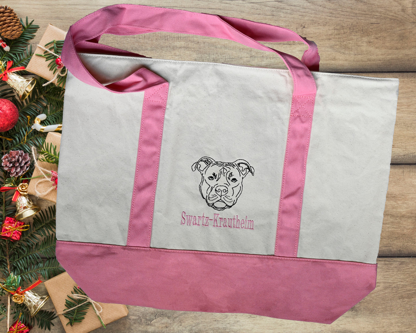 Custom Dog or Cat Face Tote