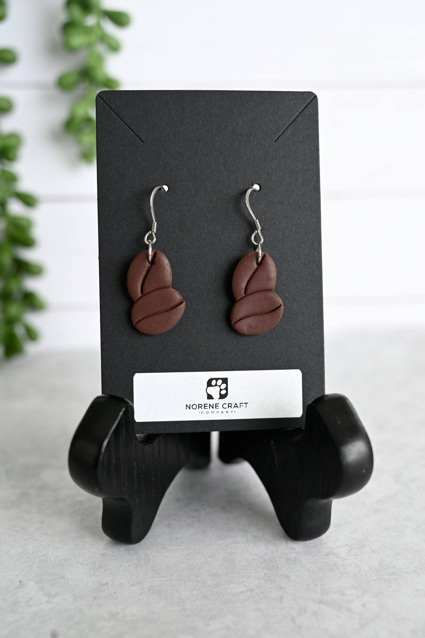 Coffee Bean Earrings