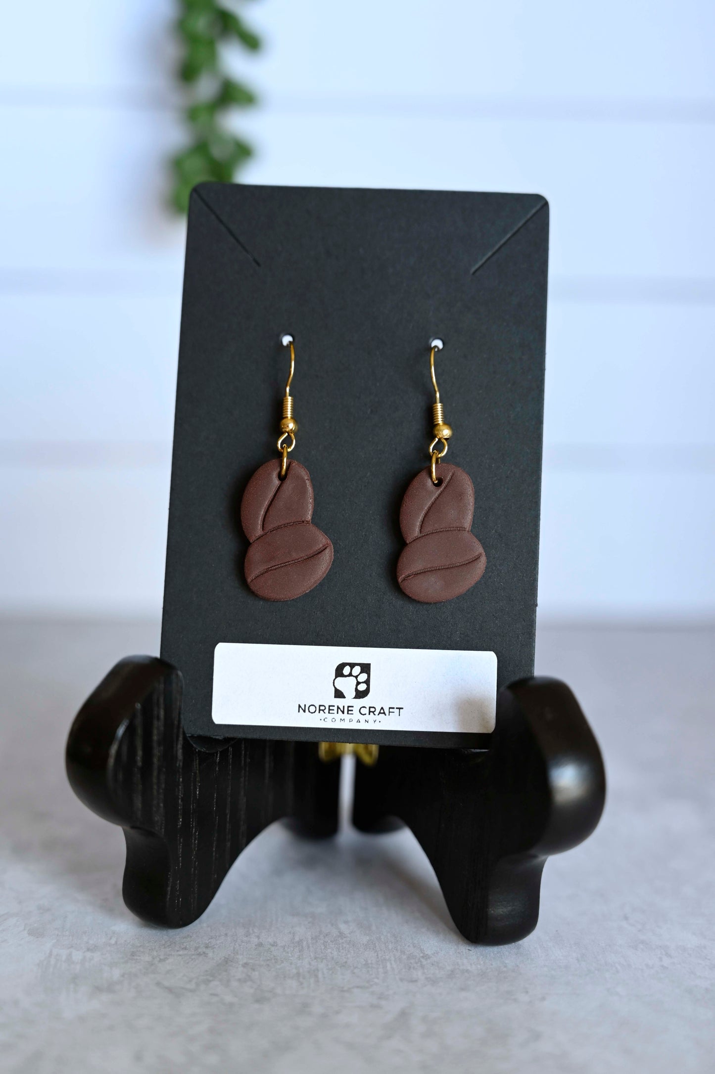 Coffee Bean Earrings