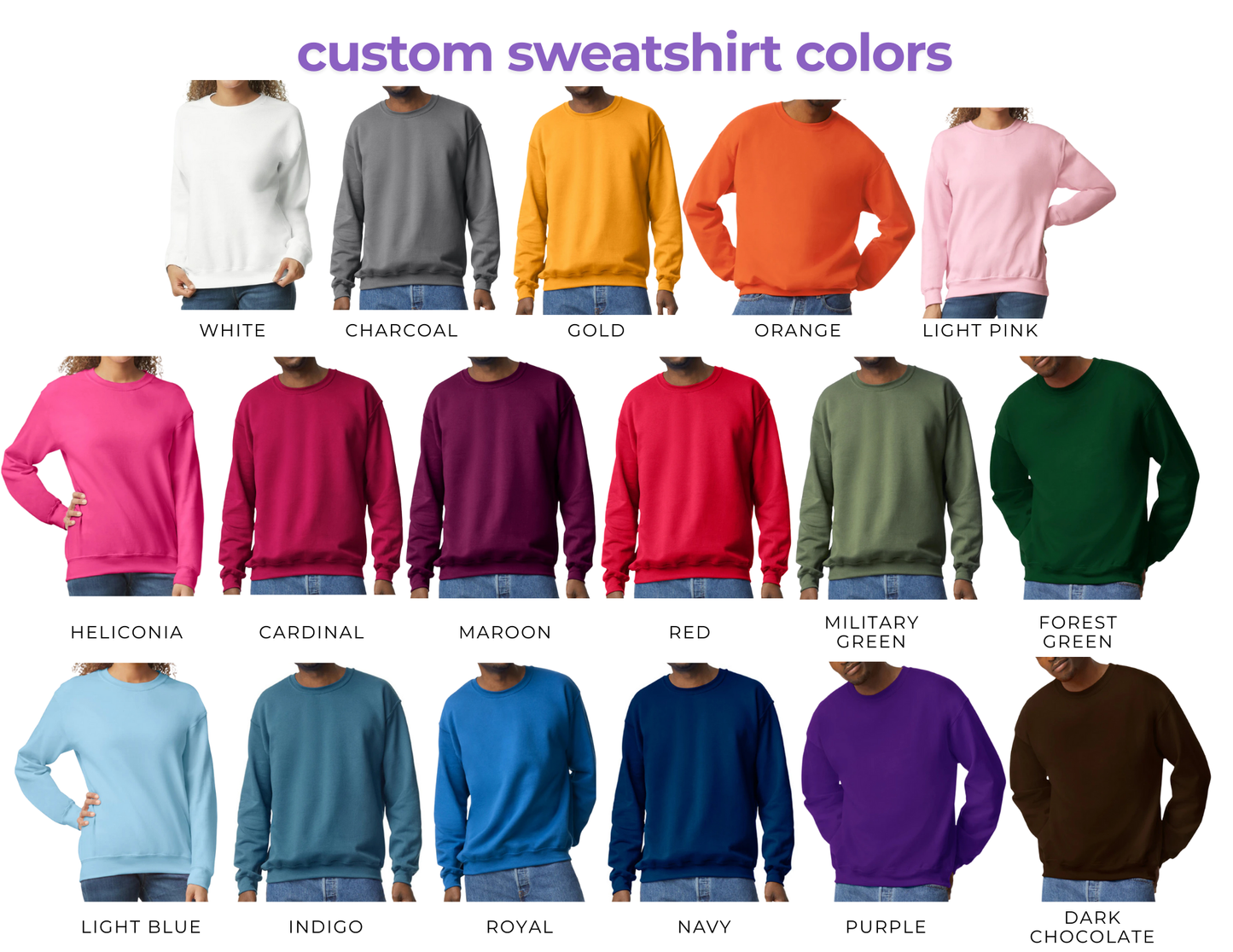 Custom Dog or Cat Ear Crewneck