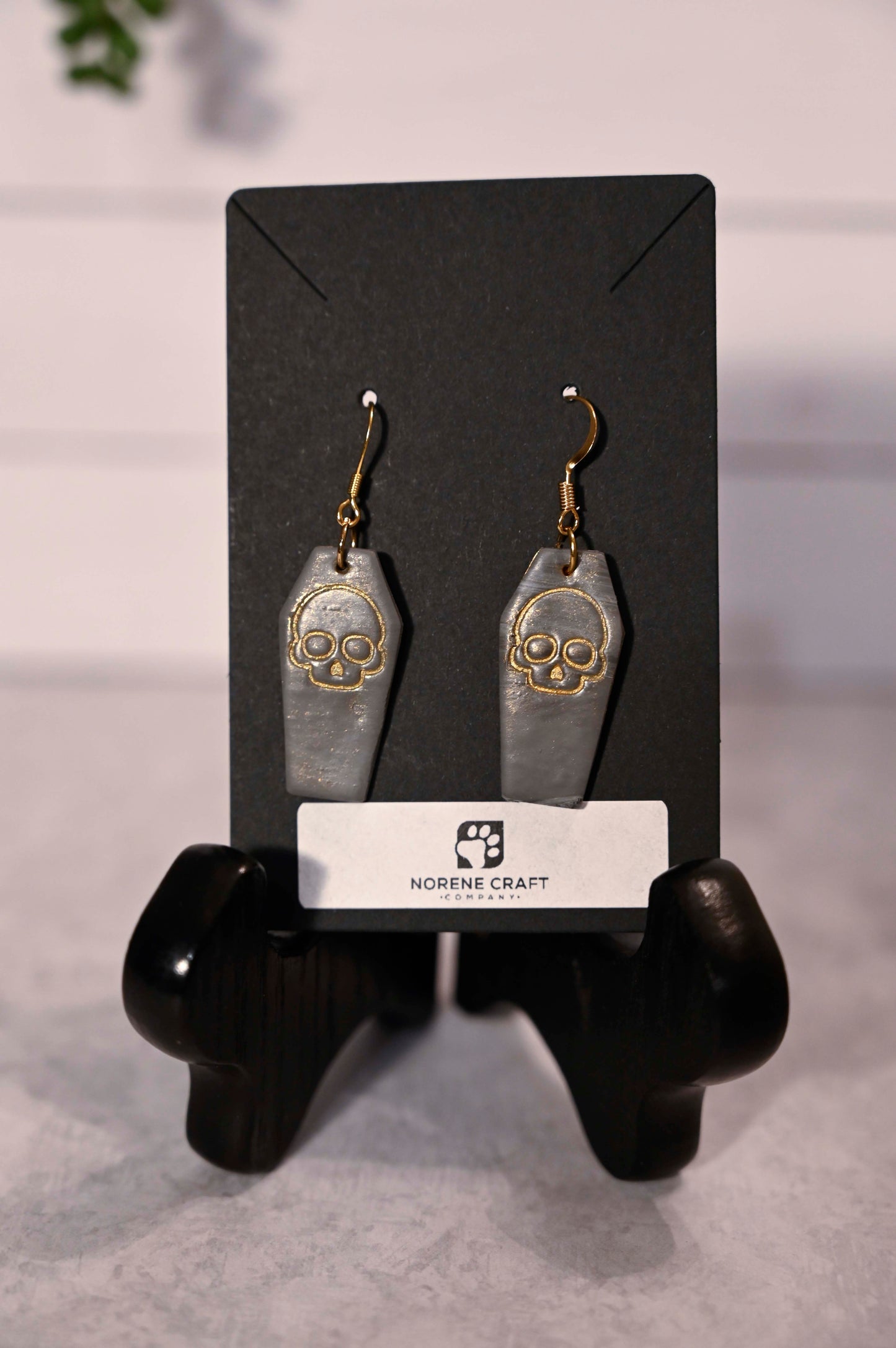 Casket Earrings