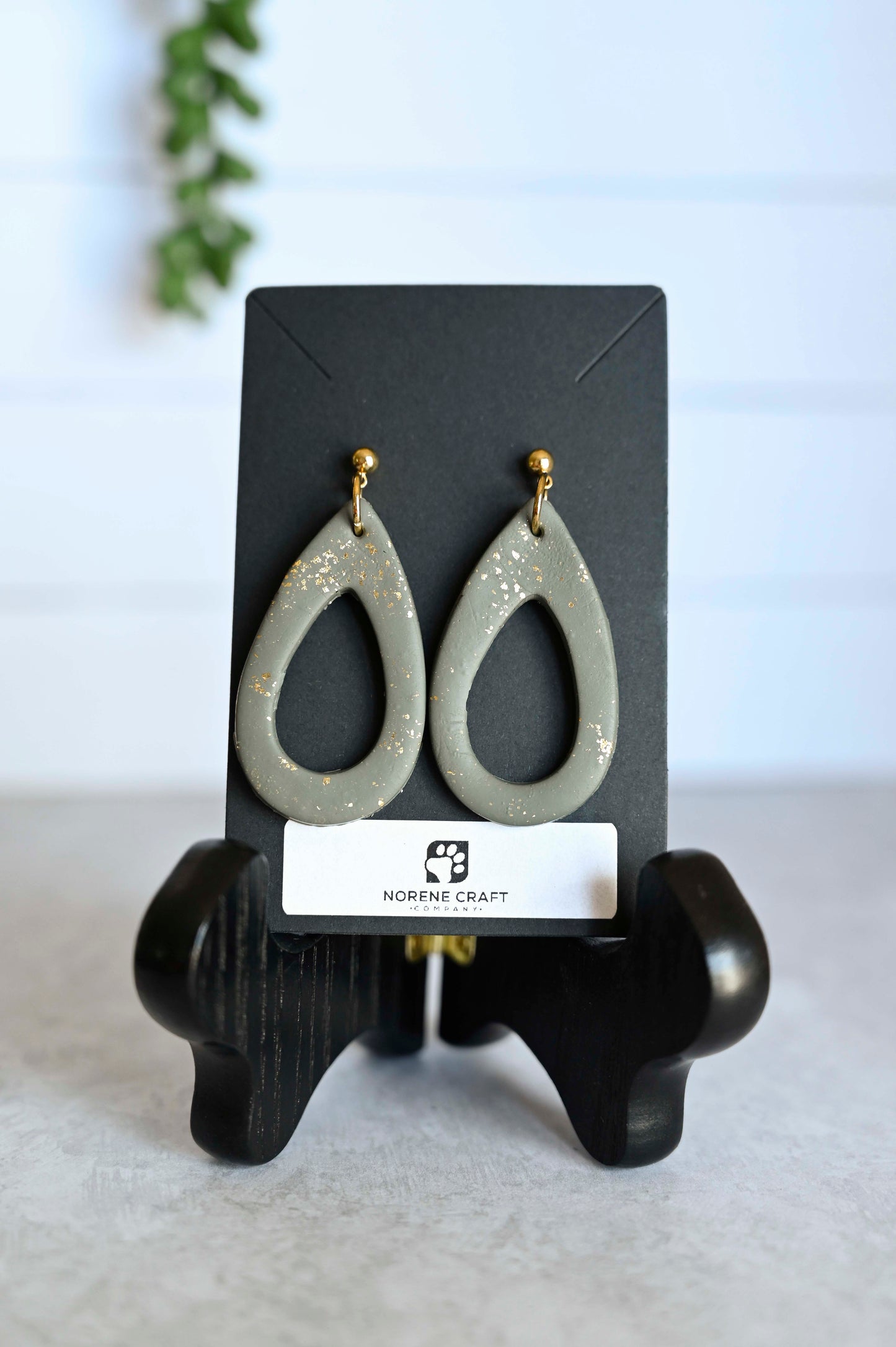 Open Teardrop Earrings