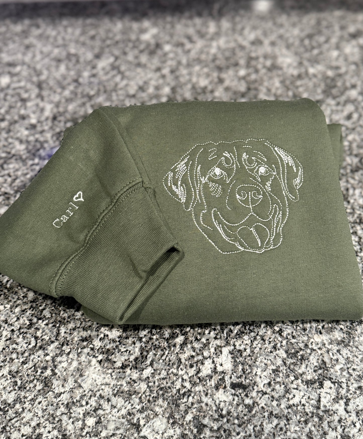 Custom Dog or Cat Face Crewneck
