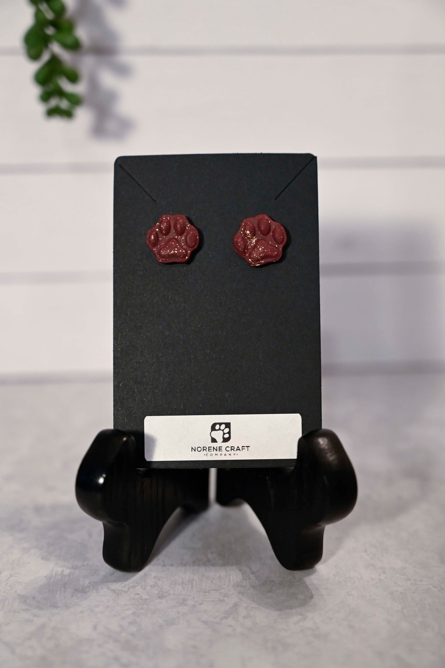 Small Paw Earrings