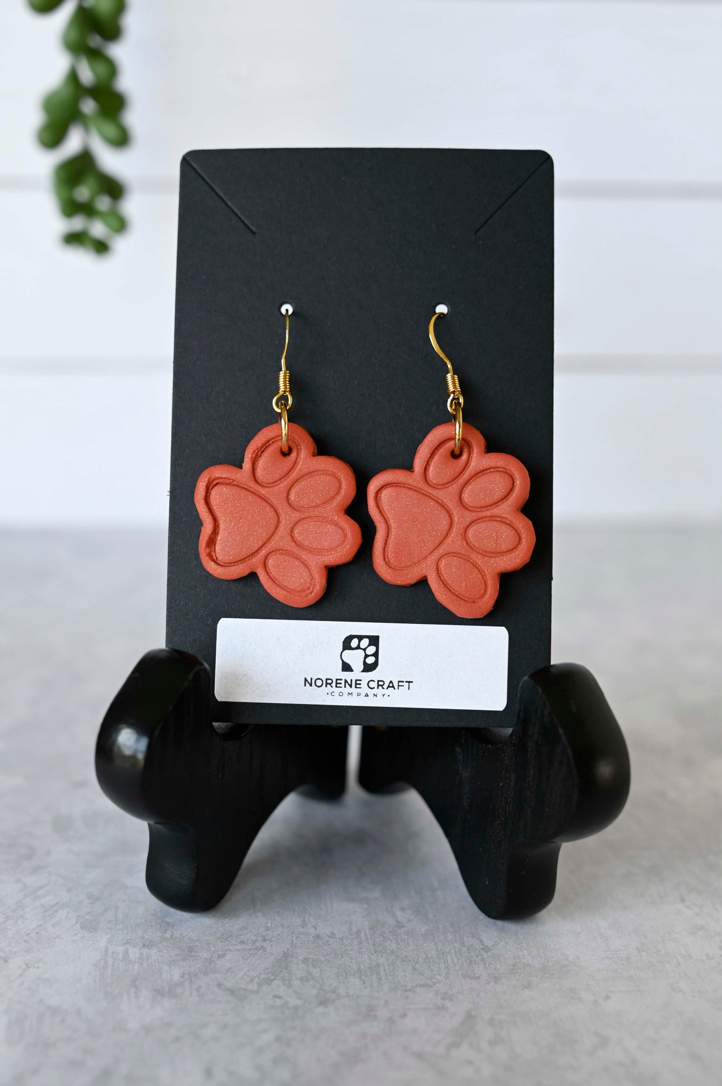 Dog Paw Earrings