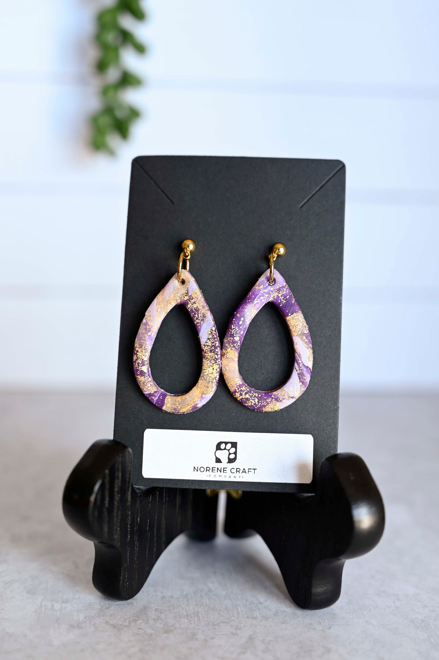 Open Teardrop Earrings