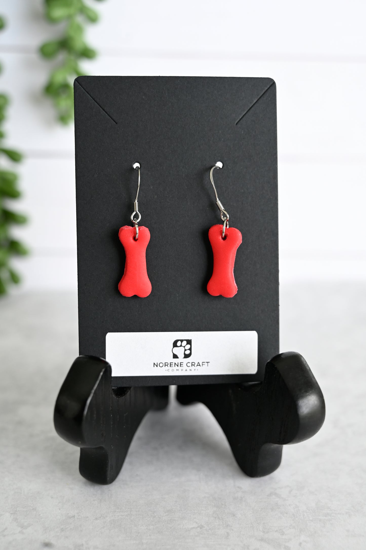 Dog Bone Earrings