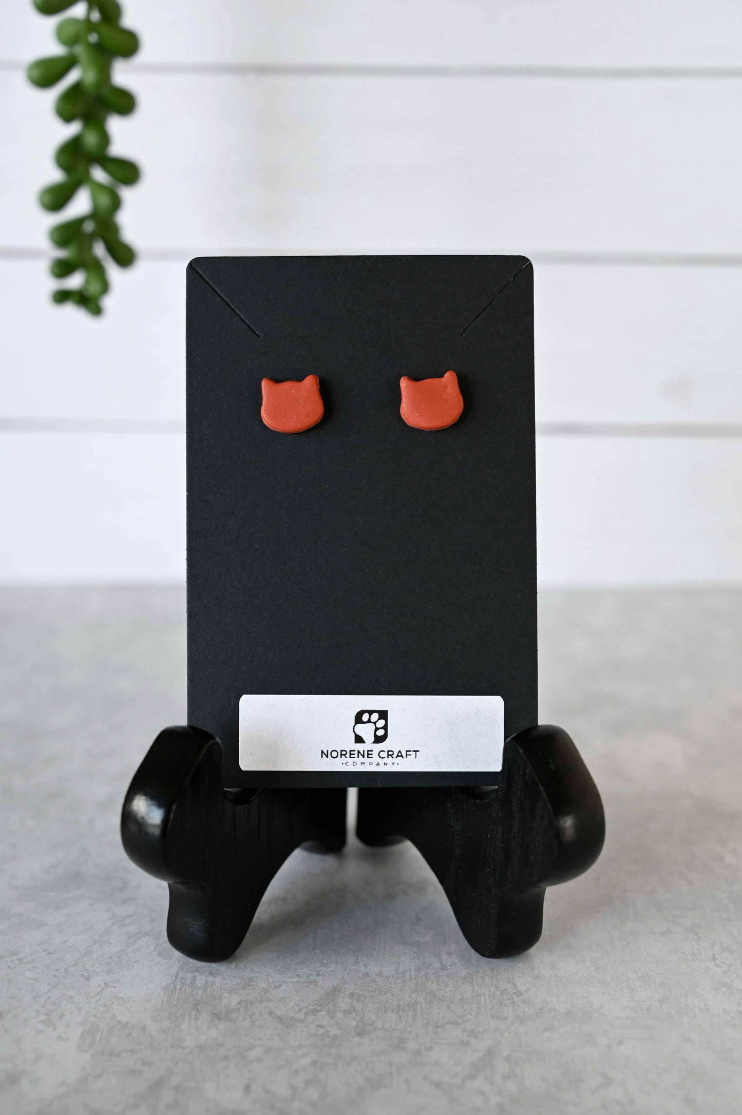 Small Cat Head Earrings