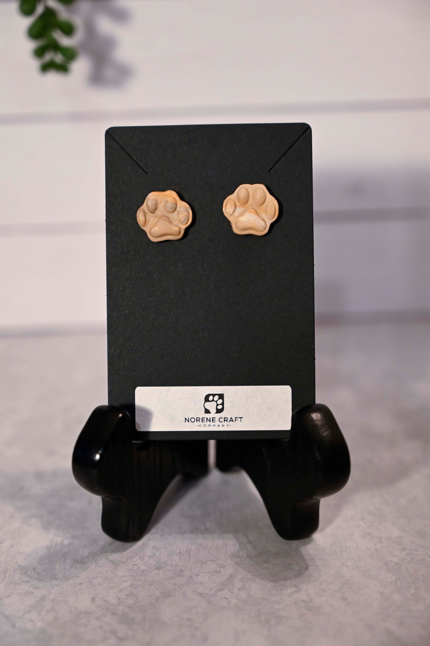 Small Paw Earrings