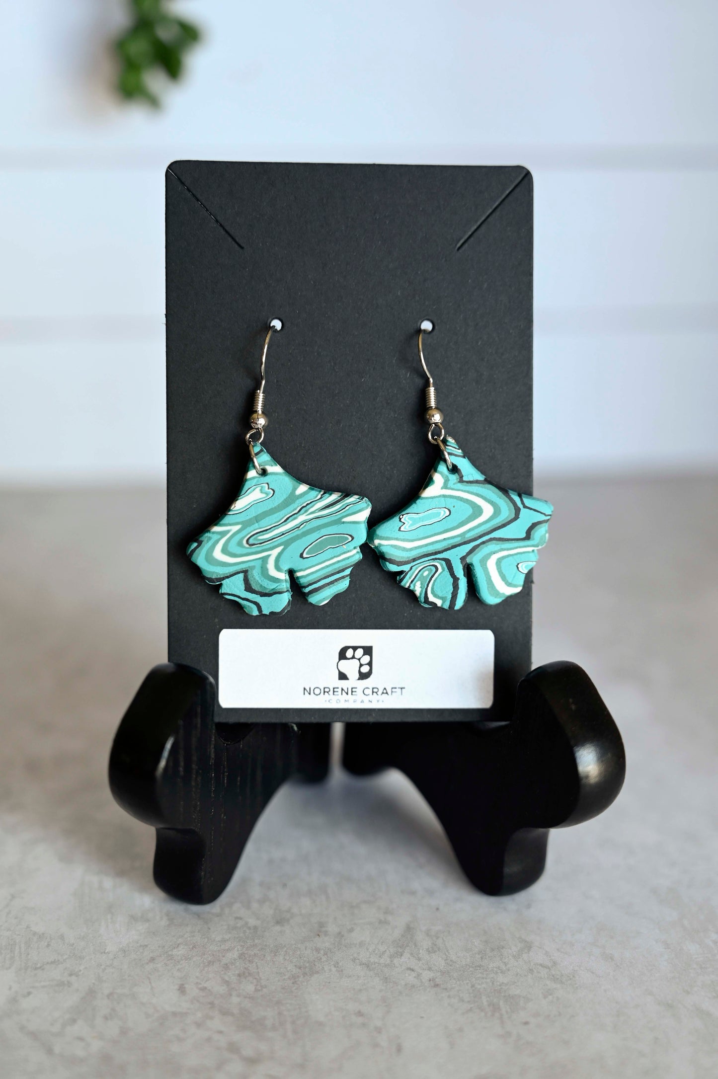 Ginko Leaf Earrings