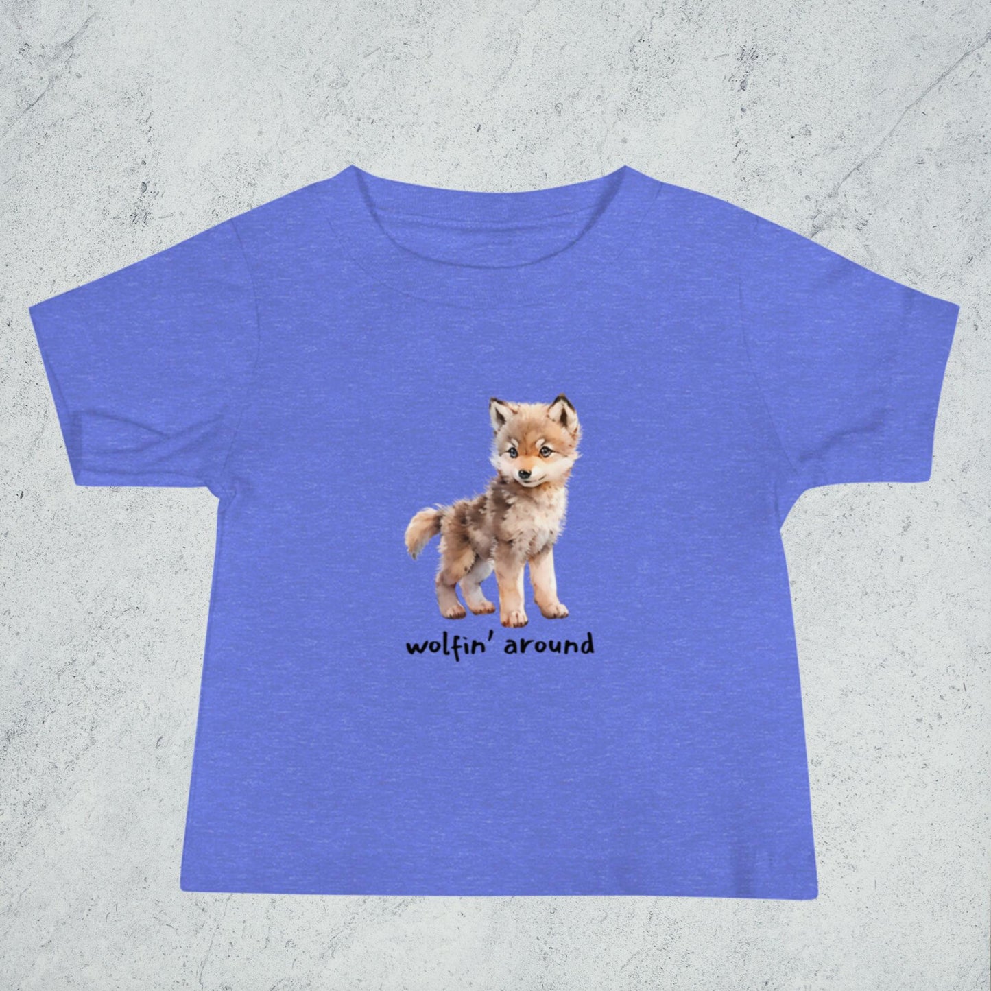 "Wolfin' Around" Baby Classic Tee