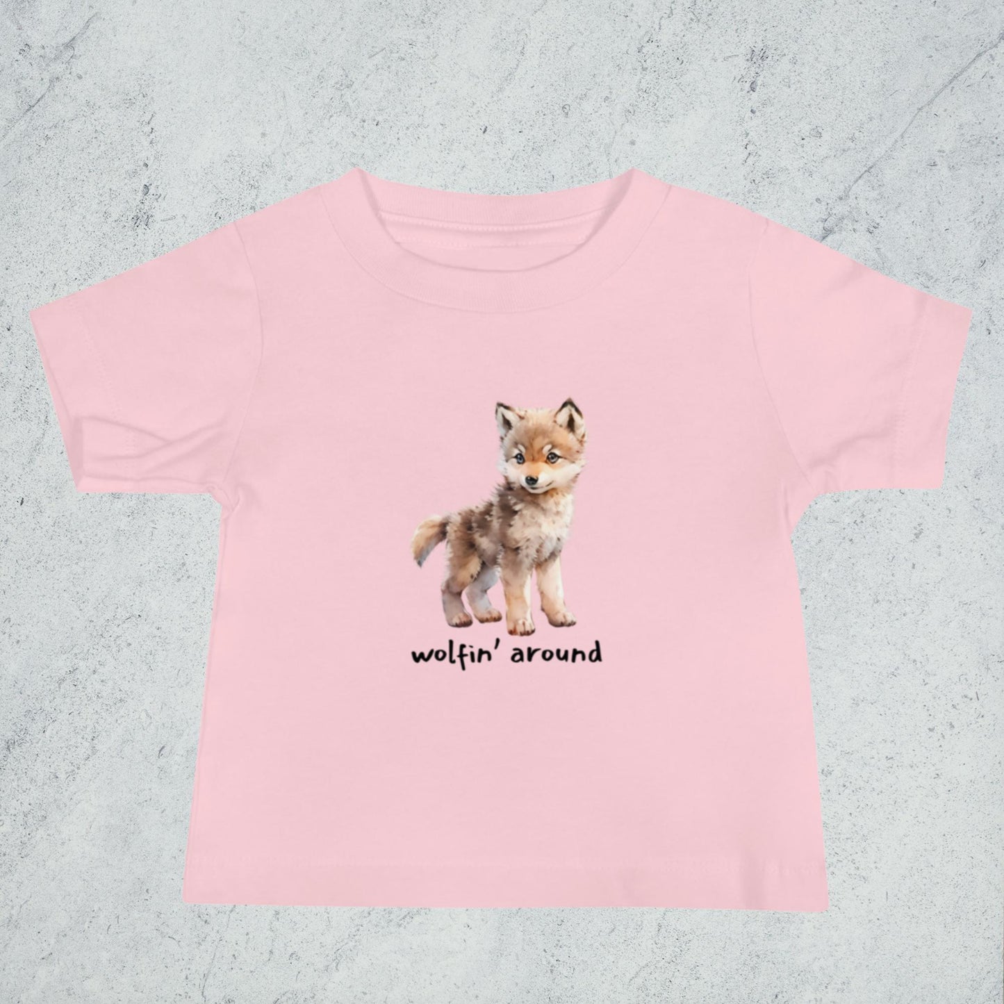 "Wolfin' Around" Baby Classic Tee
