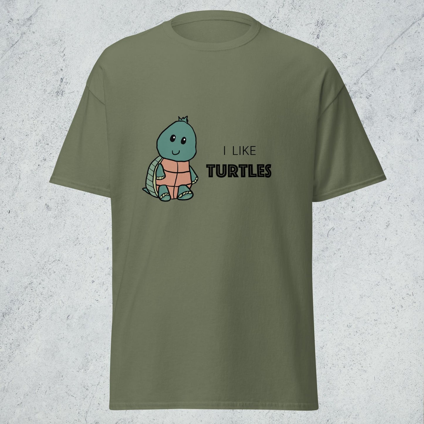 "I like turtles" Classic Tee