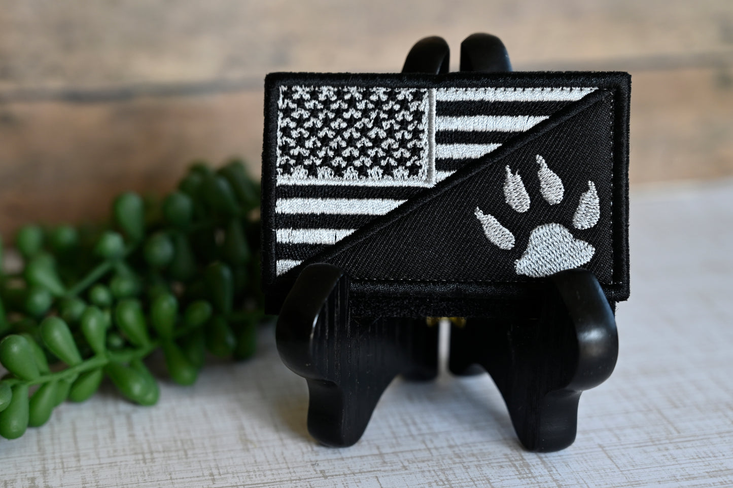 American Flag and Paw Patches