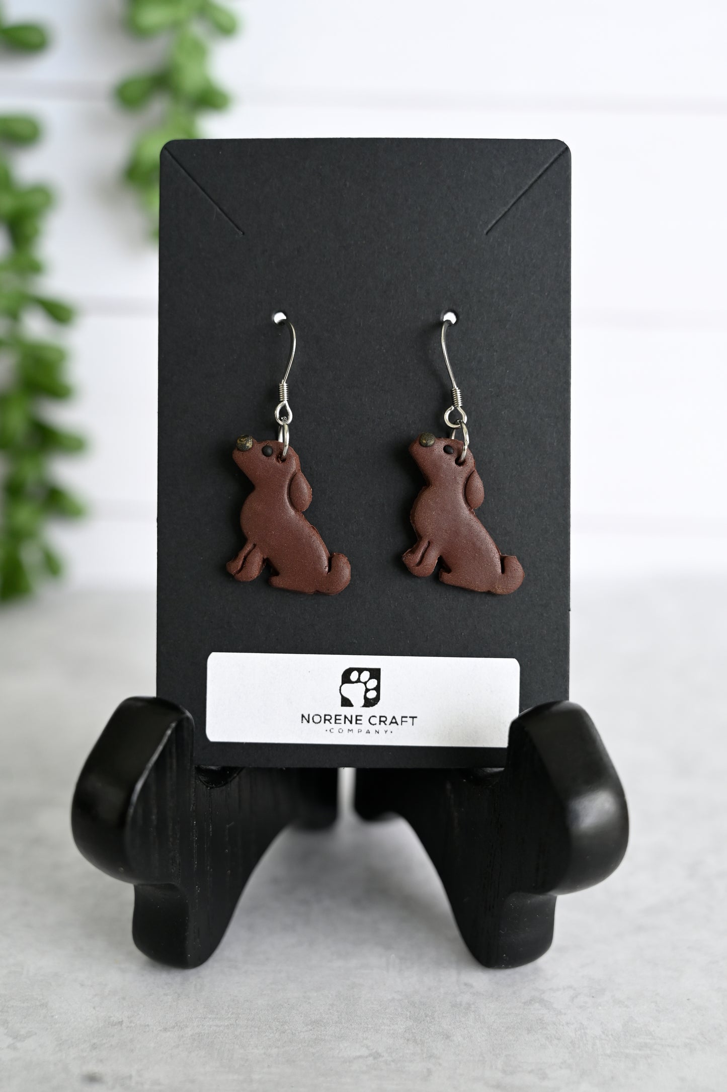 Sitting Dog Earrings