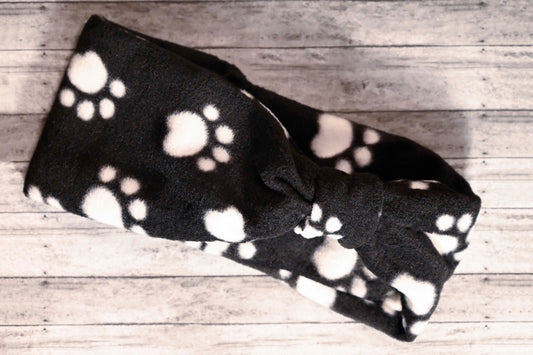 Paw Print Ear Warmers
