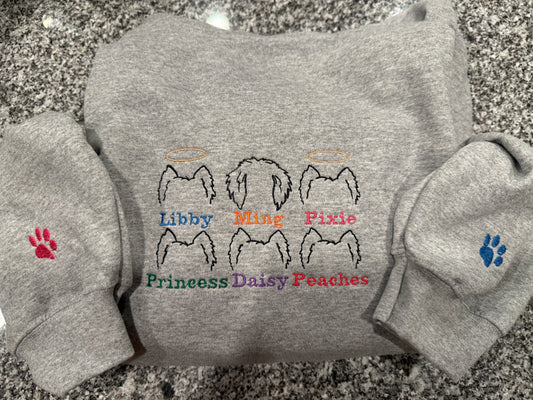 Custom Dog or Cat Ear Crewneck