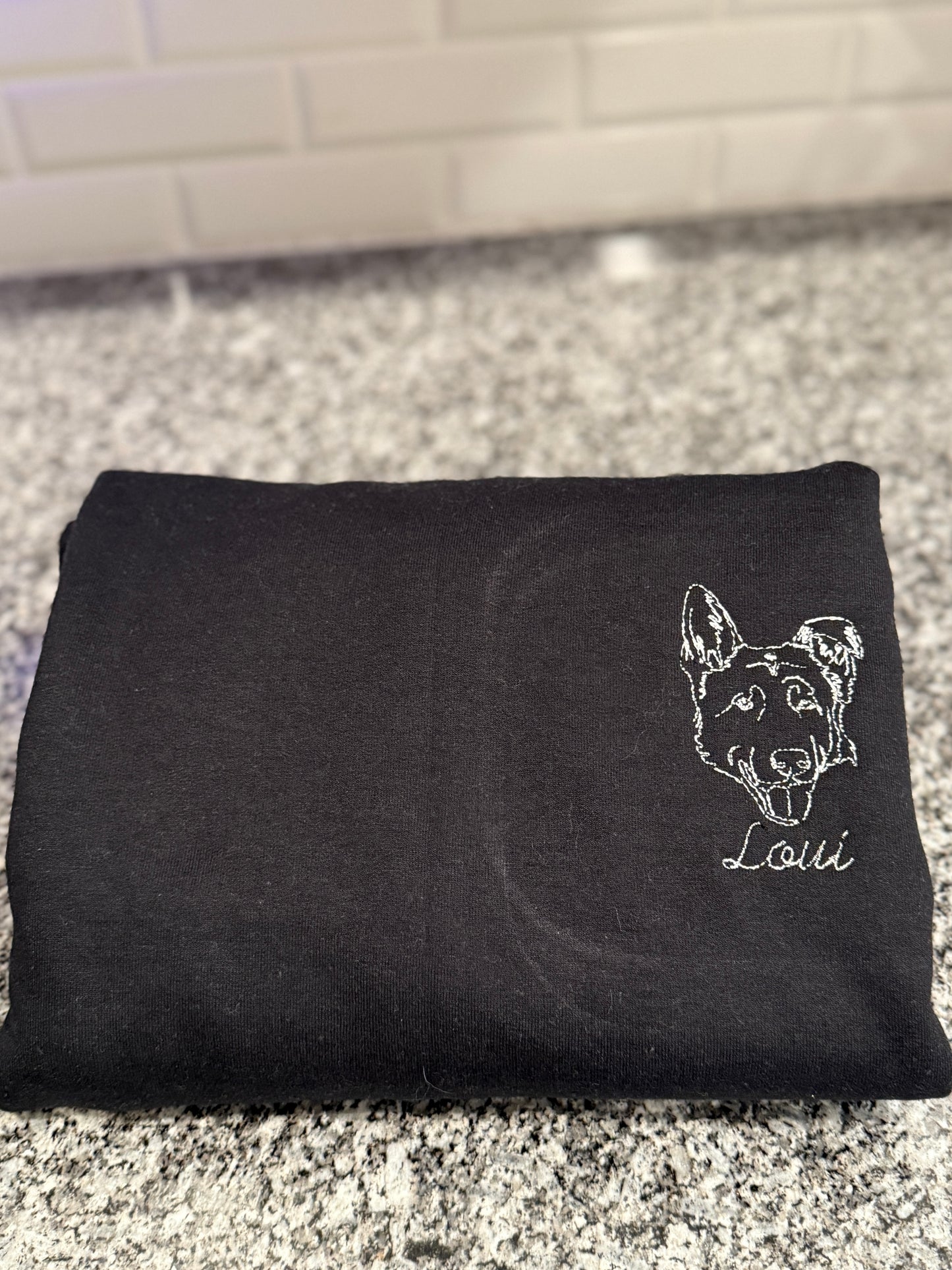 Custom Dog or Cat Face Crewneck