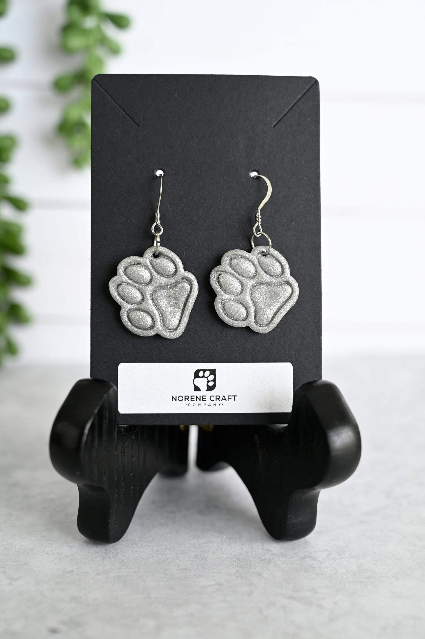 Dog Paw Earrings