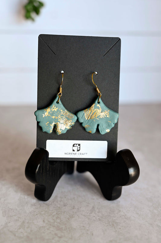 Ginko Leaf Earrings