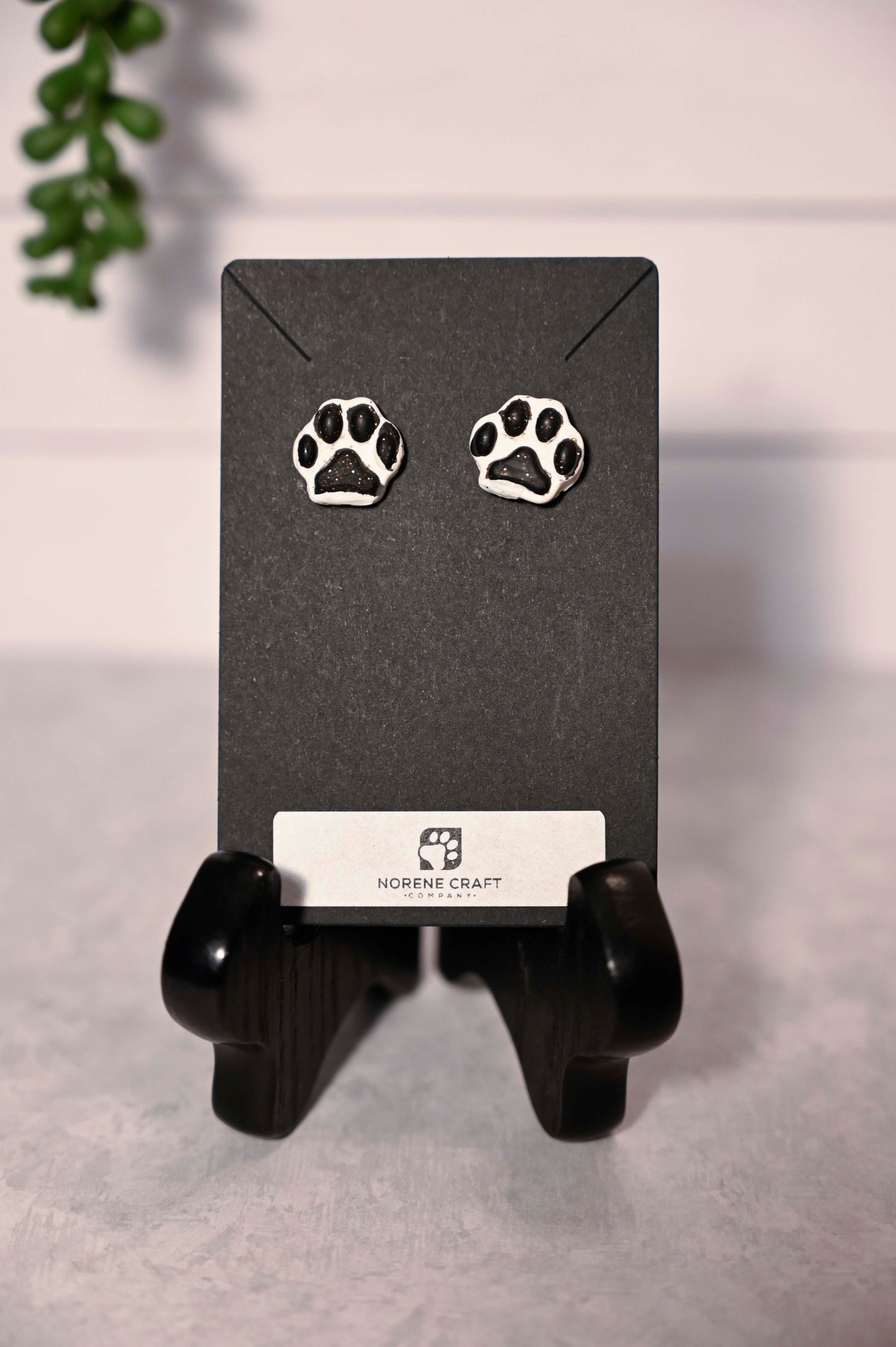Small Paw Earrings