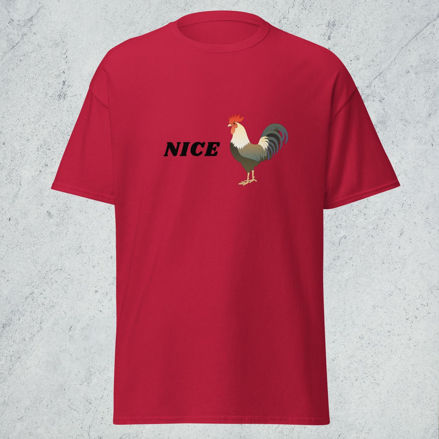X - "Nice [Rooster]" Classic Tee