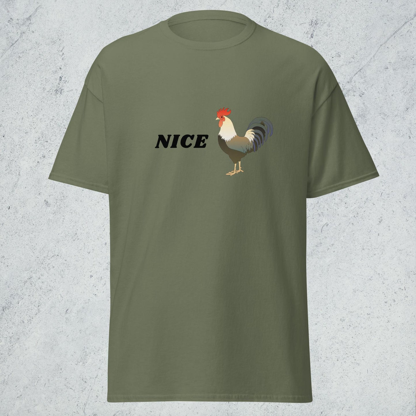 X - "Nice [Rooster]" Classic Tee