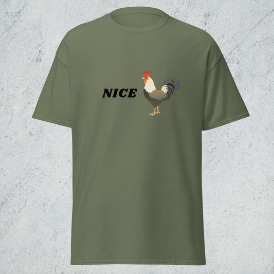 X - "Nice [Rooster]" Classic Tee