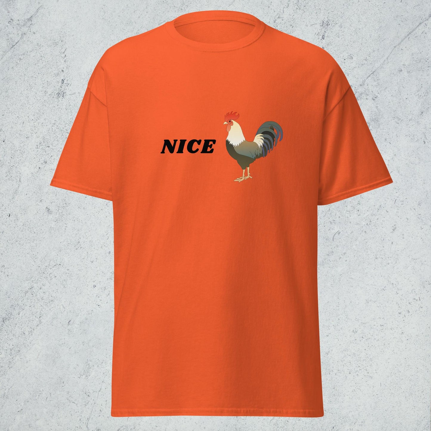 X - "Nice [Rooster]" Classic Tee