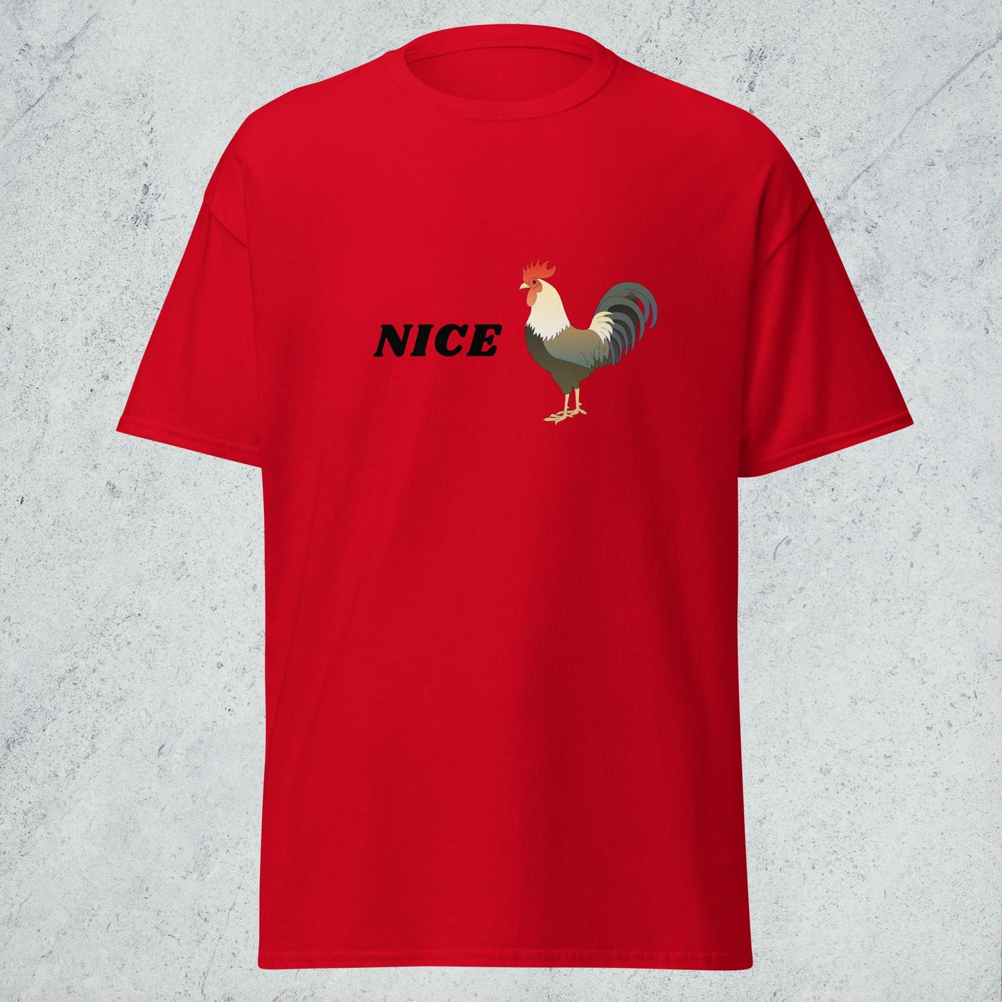 X - "Nice [Rooster]" Classic Tee
