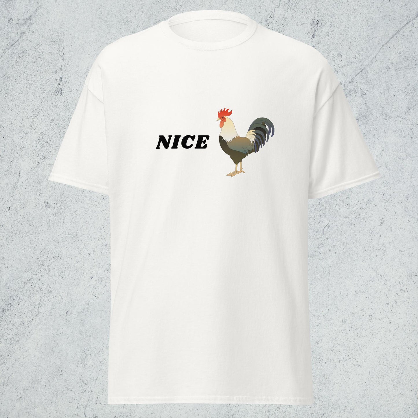 X - "Nice [Rooster]" Classic Tee