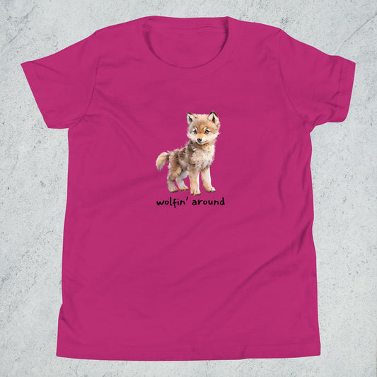 "Wolfin' Around" Kids Classic Tee