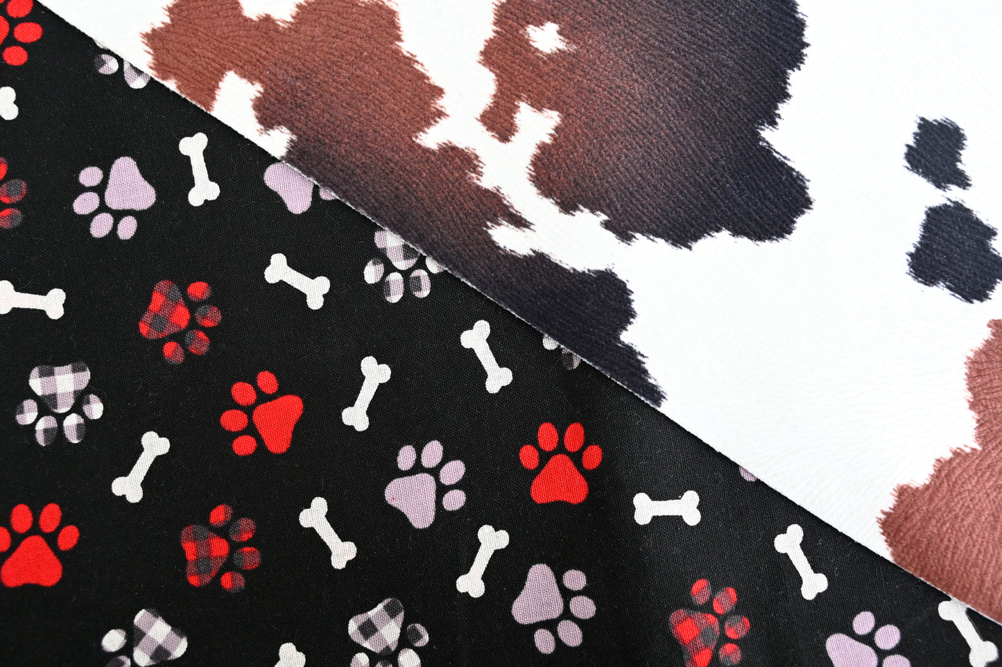 Cowhide Dog Bandanna